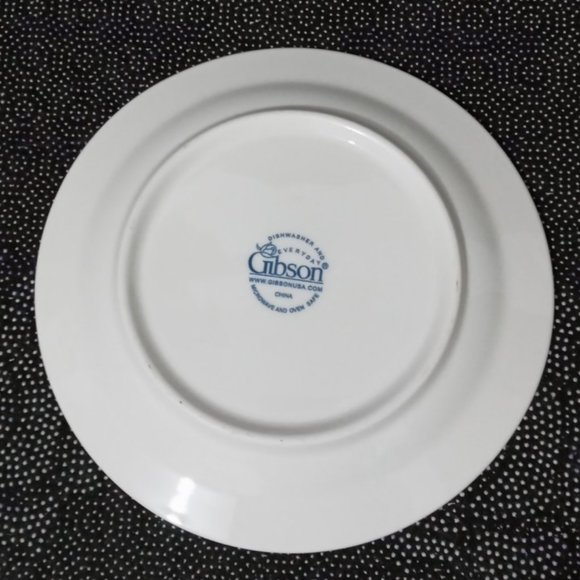 Gibson Christmas Treasures SNOWMAN SALAD/DESSERT - Picture 4 of 8